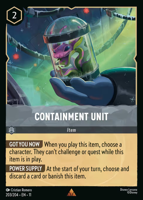 Containment Unit Disney Lorcana card
