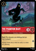The Phantom Blot - Shadowy Figure Disney Lorcana card