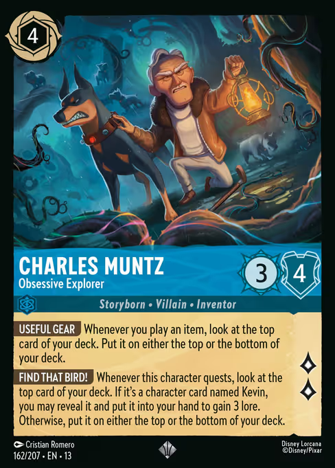 Charles Muntz - Obsessive Explorer Disney Lorcana card