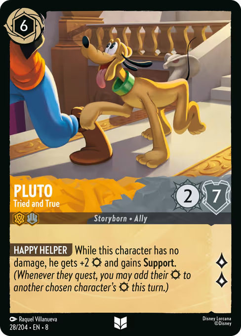 Pluto - Tried and True Disney Lorcana card