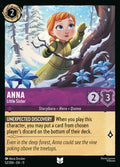 Anna - Little Sister Disney Lorcana card
