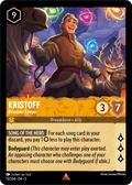 Kristoff - Reindeer Keeper Disney Lorcana card