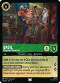 Basil - Disguised Detective Disney Lorcana card