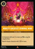 World's Greatest Criminal Mind Disney Lorcana card