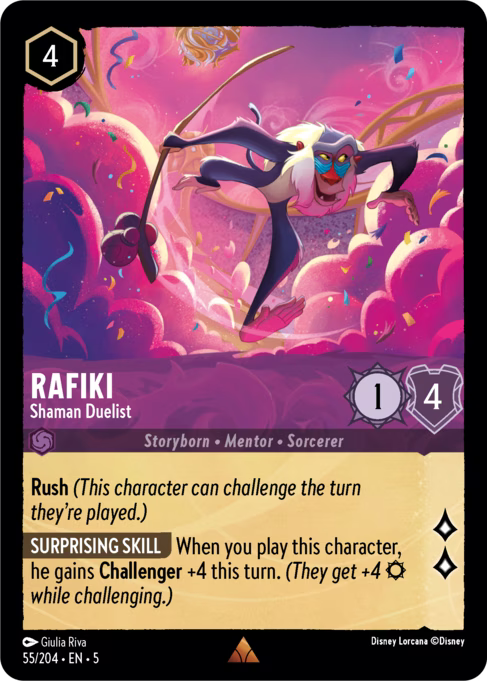 Rafiki - Shaman Duelist Disney Lorcana card