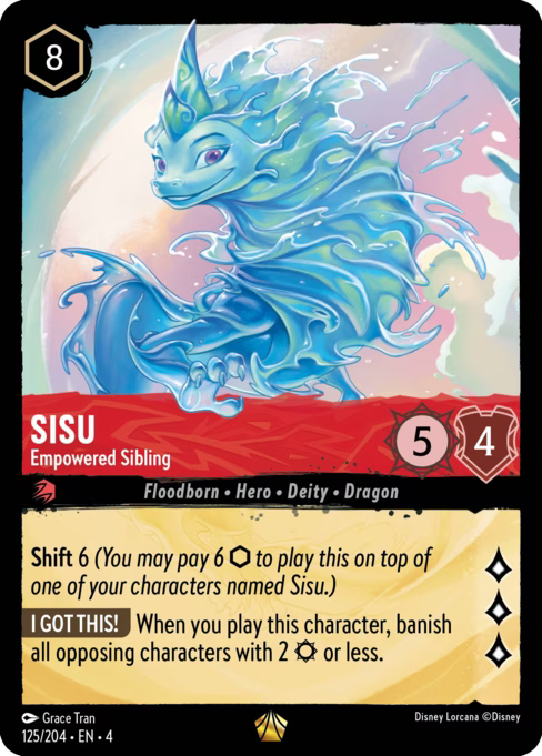 Sisu - Empowered Sibling Disney Lorcana card