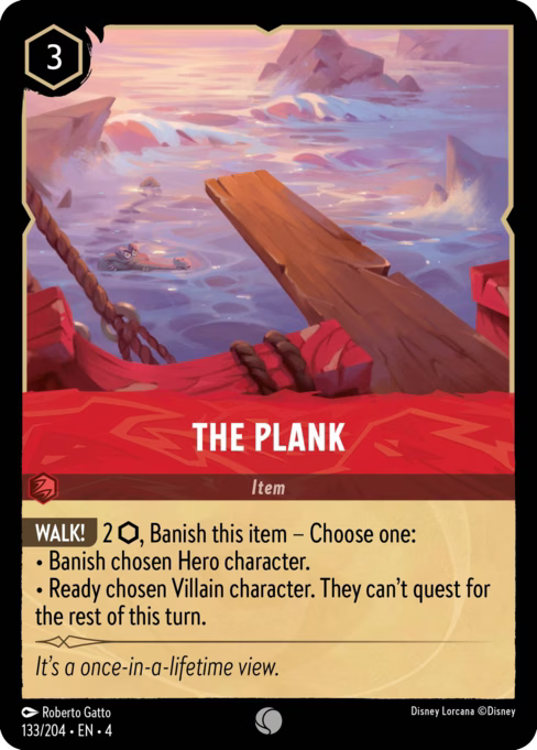 The Plank Disney Lorcana card