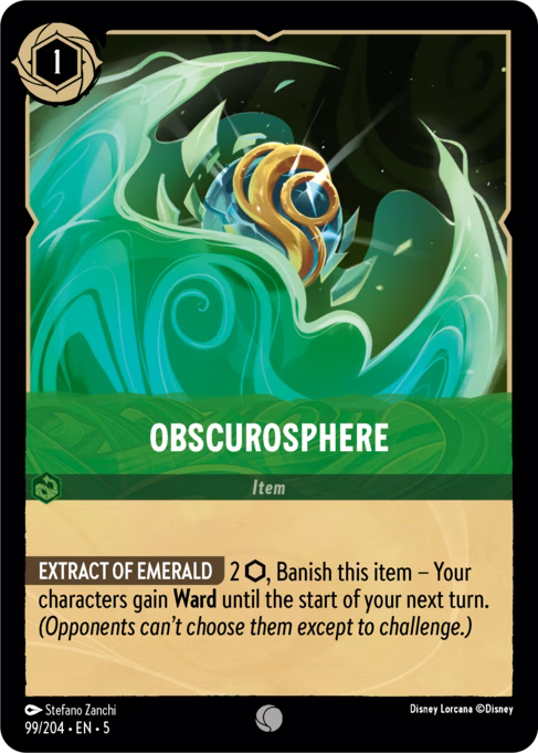 Obscurosphere Disney Lorcana card