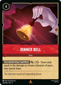 Dinner Bell Disney Lorcana card