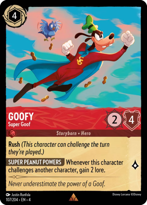 Goofy - Super Goof Disney Lorcana card