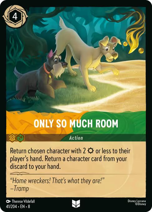 Only So Much Room Disney Lorcana card