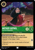 Mother Gothel - Conceited Manipulator Disney Lorcana card
