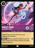 Violet Parr - Learning New Powers Disney Lorcana card