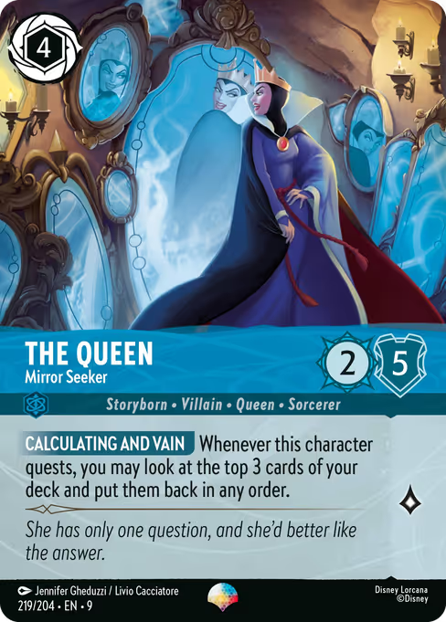 The Queen - Mirror Seeker Disney Lorcana card