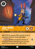 Judy Hopps - Always Vigilant Disney Lorcana card
