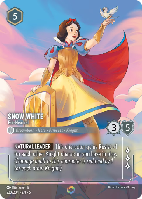Snow White - Fair-Hearted Disney Lorcana card