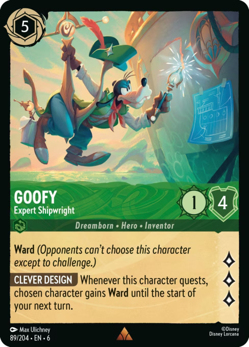 Goofy - Expert Shipwright Disney Lorcana card