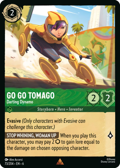 Go Go Tomago - Darting Dynamo Disney Lorcana card
