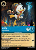 Huey - Savvy Nephew Disney Lorcana card