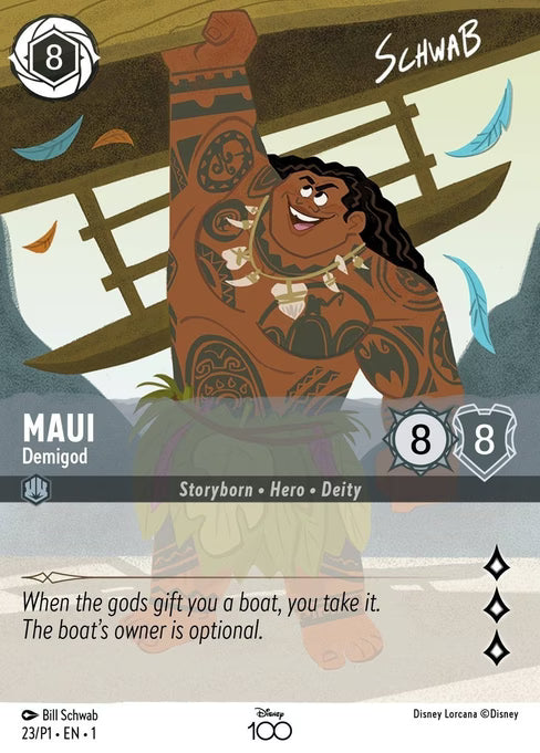 Maui - Demigod Disney Lorcana card