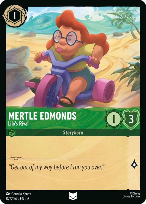 Mertle Edmonds - Lilo's Rival Disney Lorcana card