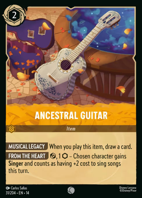Ancestral Guitar Disney Lorcana card