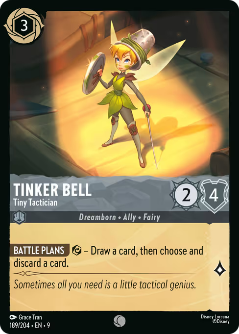Tinker Bell - Tiny Tactician Disney Lorcana card
