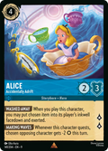 Alice - Accidentally Adrift Disney Lorcana card
