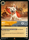Bolt - Down but Not Out Disney Lorcana card
