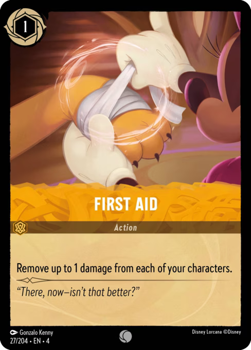 First Aid Disney Lorcana card