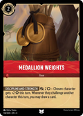 Medallion Weights Disney Lorcana card