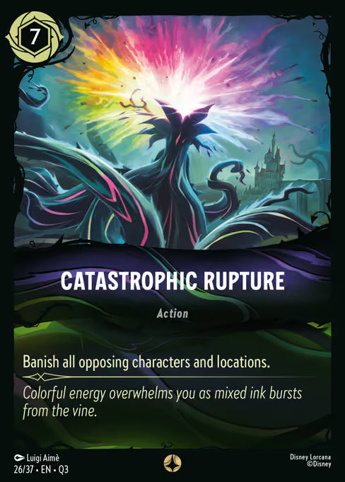 Catastrophic Rupture Disney Lorcana card