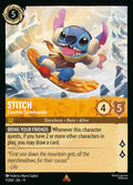 Stitch - Carefree Snowboarder Disney Lorcana card