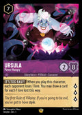 Ursula - Power Hungry Disney Lorcana card