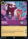 Mushu - Braggin' Dragon Disney Lorcana card
