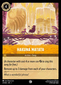 Hakuna Matata Disney Lorcana card