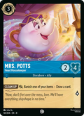 Mrs. Potts - Head Housekeeper Disney Lorcana card