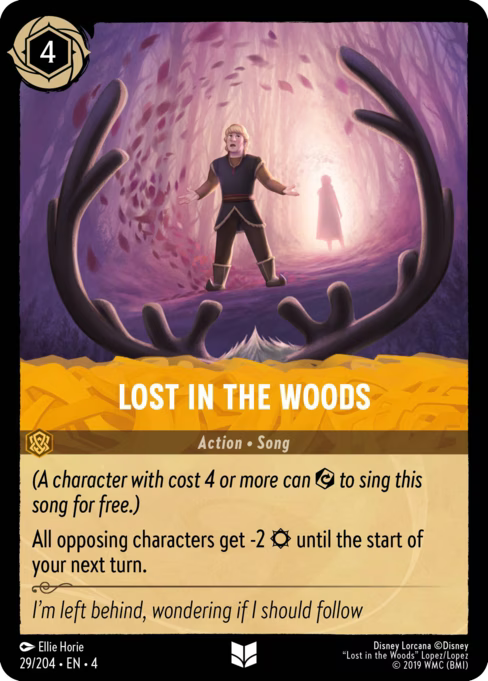 Lost in the Woods Disney Lorcana card