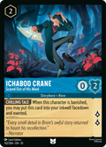 Ichabod Crane - Scared Out of His Mind Disney Lorcana card
