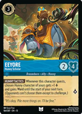 Eeyore - Hunny Scholar Disney Lorcana card