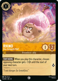 Rhino - One-Sixteenth Wolf Disney Lorcana card