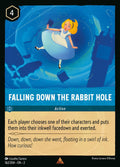 Falling Down the Rabbit Hole Disney Lorcana card
