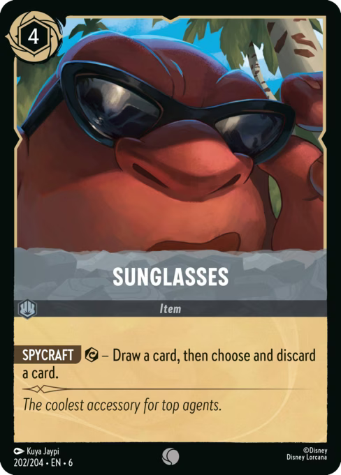 Sunglasses Disney Lorcana card