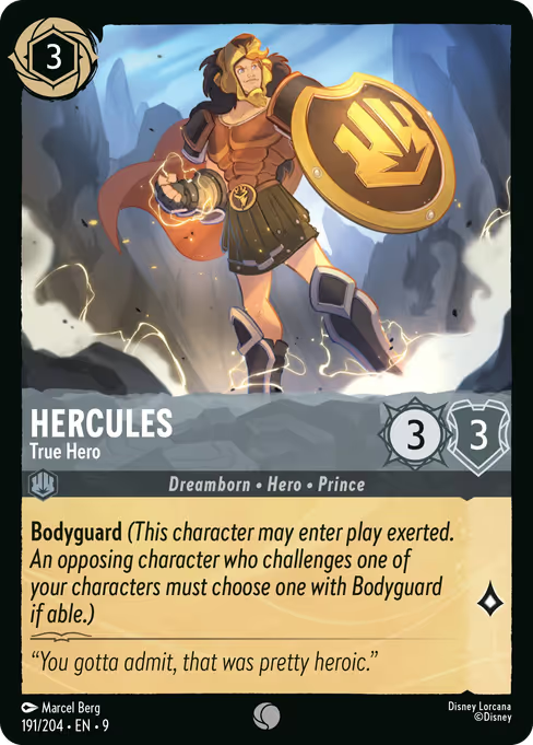 Hercules - True Hero Disney Lorcana card