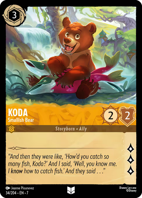 Koda - Smallish Bear Disney Lorcana card