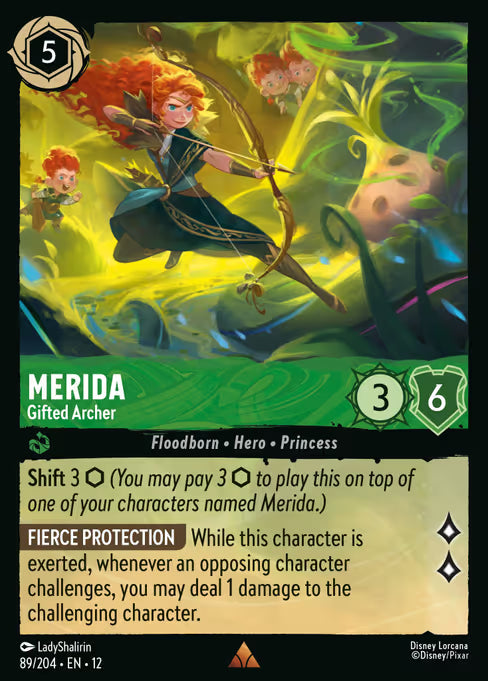 Merida - Gifted Archer Disney Lorcana card