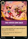 They Never Come Back Disney Lorcana card