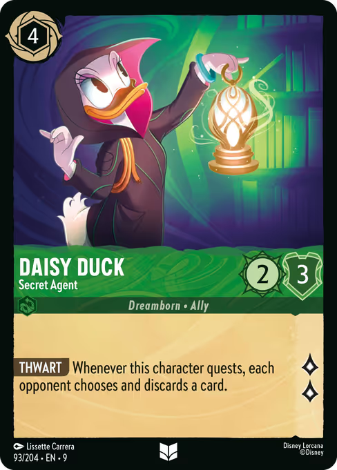 Daisy Duck - Secret Agent Disney Lorcana card