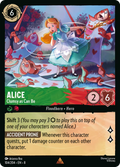 Alice - Clumsy as Can Be Disney Lorcana card