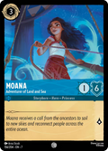 Moana - Adventurer of Land and Sea Disney Lorcana card